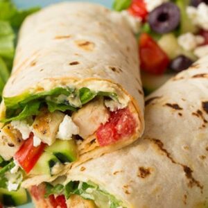 Chicken & Veggie Power Wrap